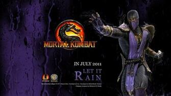 Mortal Kombat Rain Wallpaper By Poser96