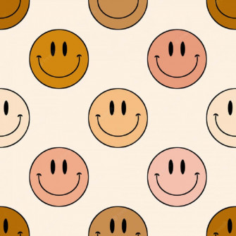 Preppy Smiley Face Background Wallpaper