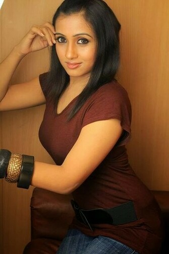 Stunning Actress Poojitha Menon Hot N Horny Wallpaper