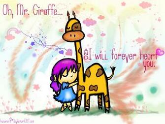 Cute Giraffe Wallpaper