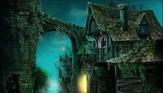 Creepy Old House Wallpaper