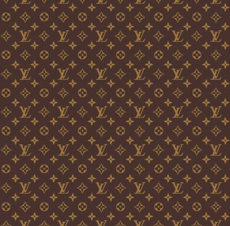 Louis Vuitton Wallpaper Pattern With Gold Stars