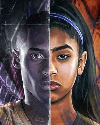 Kobe Gianna Bryant Wallpaper By Skythlee