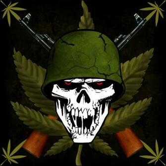 Weed Skull By Caboose6309