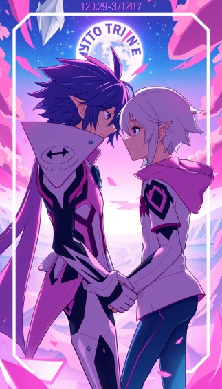 Zero Two And Hiro Phone Wallpaper