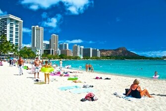 Pin Waikiki Beach Honolulu Hawaii iPhone Wallpaper