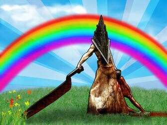 Piramide Hoofd Wallpaper