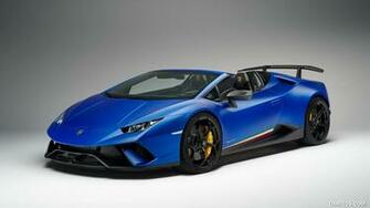 Lamborghini Hurac N Spyder Performante Front Three Quarter