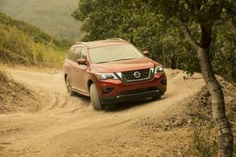 Red Nissan Pathfinder Desktop Wallpaper