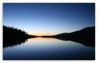 Peaceful Lake At Dusk HD Wallpaper For Standard Fullscreen