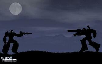 G1 Optimus Prime Vs Megatron In Wallpaper