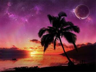 Wallpaper For Windows Sunset Planets Palma HD