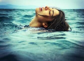 Water Women Ocean Sea Swimming Wallpaper