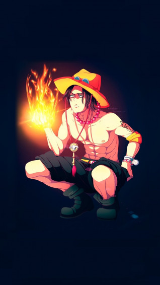Wallpaper One Piece Portgas D Ace
