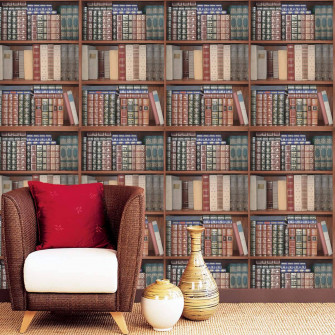Bookshelf Wallpaper