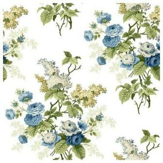 Sure Strip Blue Waverly Emma S Garden Wallpaper Farmhouse
