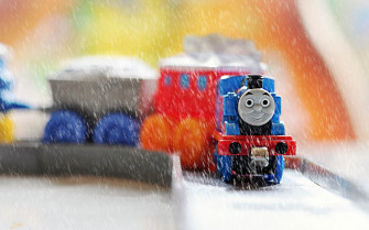 Toys Trains Rain Locomotive Snow Rare Gallery HD