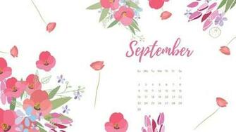 September Calendar Wallpaper