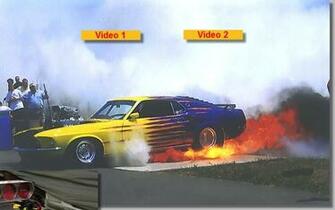 Muscle Car Burnout Wallpaper