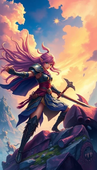 Warrior Girl Wallpaper