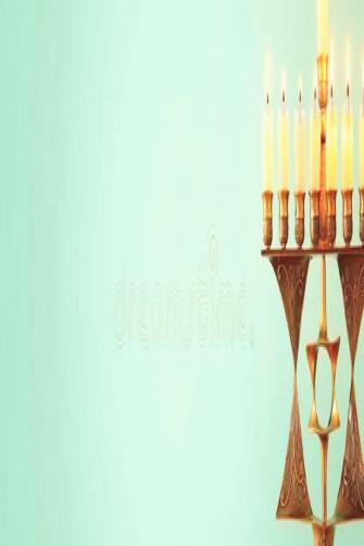 Banner Of Jewish Holiday Hanukkah Background With Menorah