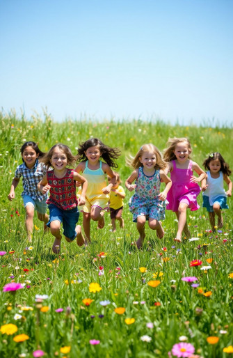 Barefoot Kids Wallpaper