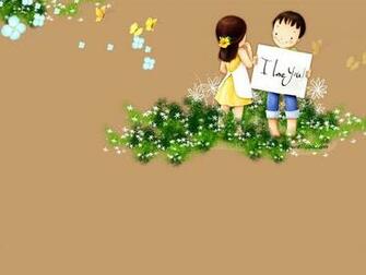 Cute Couple Proposing Wallpaper Desktop