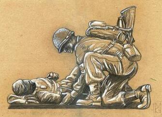 Wallpaper Army Combat Medic In Action