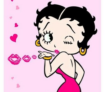Betty Boop Bisous Wallpaper