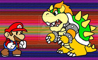 Mario Vs Bowser Fallen Angel Grimm Deviantart Art