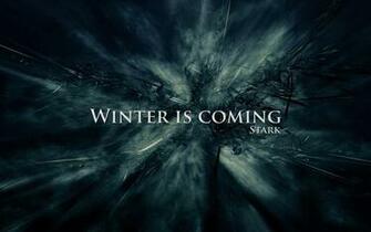 Game Of Thrones House Stark Winter Is Coming Wallpaper