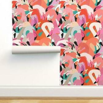 Bay Isle Home Gamble Tropical Wallpaper Panel Wayfair