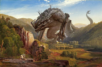 Digital Art Artwork Tarrasque Kaiju Wallpaper