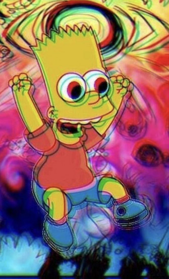 Bart Simpson Weed Wallpaper On