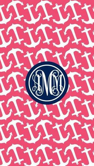 Anchor Monogram Wallpaper
