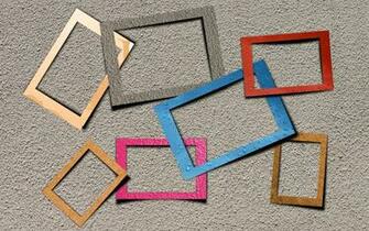 Textured Picture Frames Wallpaper