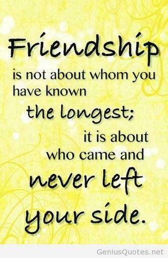 Never Left Friendship Quotes