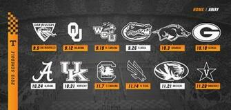 Vols Release Football Schedule University Of Tennessee Official