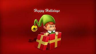 Christmas Elf Wallpaper