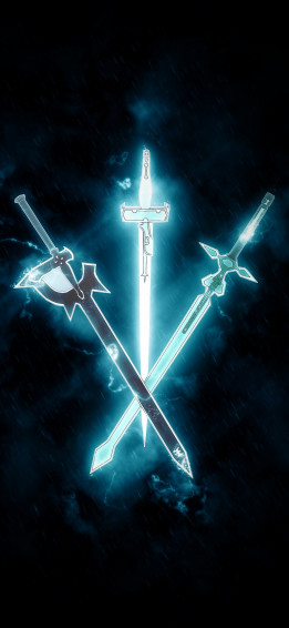 Sword Art Online Swords iPhone Wallpaper
