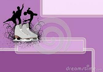 Ice Skating Background Figure Background