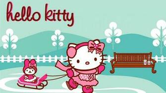 Picture Of Hello Kitty Wallpaper Blue And Pink With My