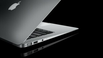 Apple White Black Open Reflection Wallpaper Background Full HD