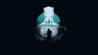 Night King Jon Snow Minimalist Game Of Thrones 4k Wallpaper