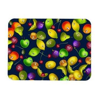Cute Cartoon Mixed Fruit Wallpaper Design Vinyl Magnets
