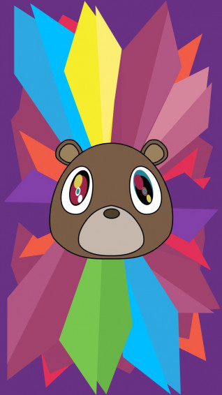 Lovely Dropout Bear Wallpaper P Steres Retro Arte En Lienzo