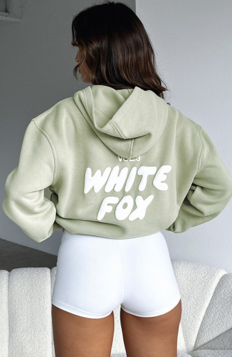 Offstage Hoodie Moss Wallpaper