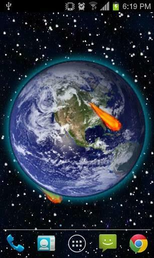 Bigger 3d Moving Earth Live Wallpaper For Android Screenshot