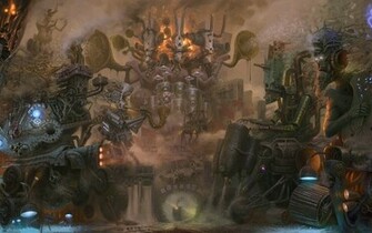 Steampunk Computer Wallpaper Desktop Background Id