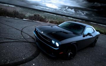 Dodge Challenger Srt Black Cars Wallpaper